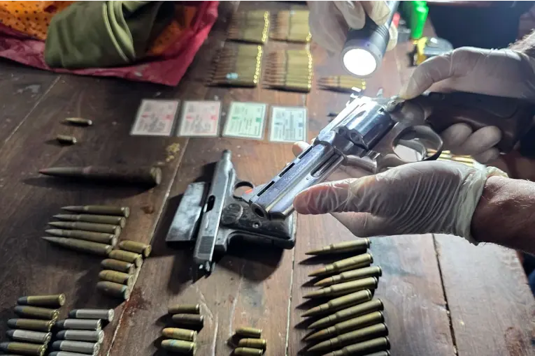Encontraron un arsenal en la casa de un empleado del Corralón Municipal de Concordia