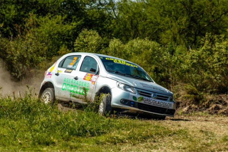 Orcellet y Locher ganaron la apertura del Rally Entrerriano en Primero de Mayo