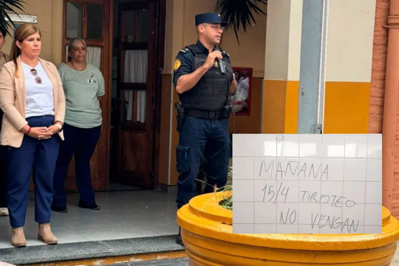 El mensaje de un supuesto tiroteo en una escuela de Concordia obligó a activar el protocolo