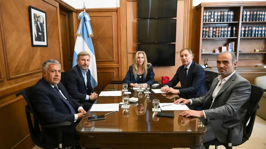 Nación, Entre Ríos y Mendoza acuerdan avanzar con obras en rutas nacionales con inversión privada