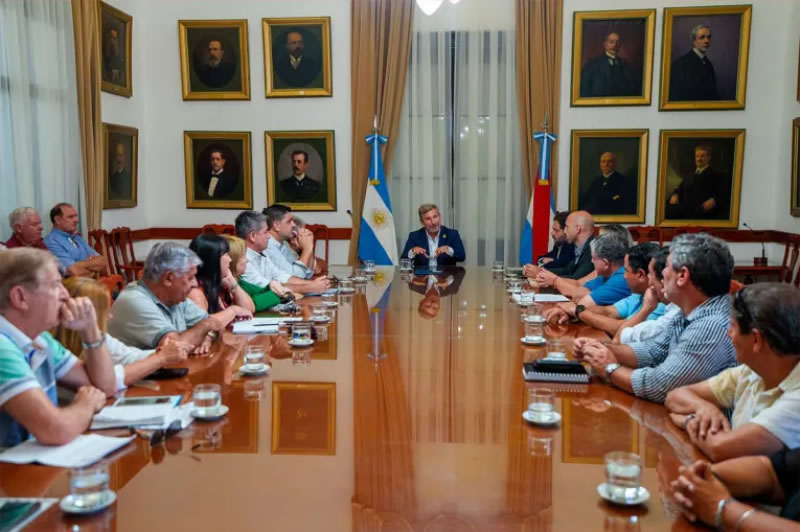 El gobierno provincial y representantes de la CGT en Entre Ríos dialogaron sobre la reforma previsional