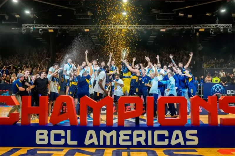 Con el entrerriano Sebastián Vega como capitán, Boca fue campeón de América en básquet