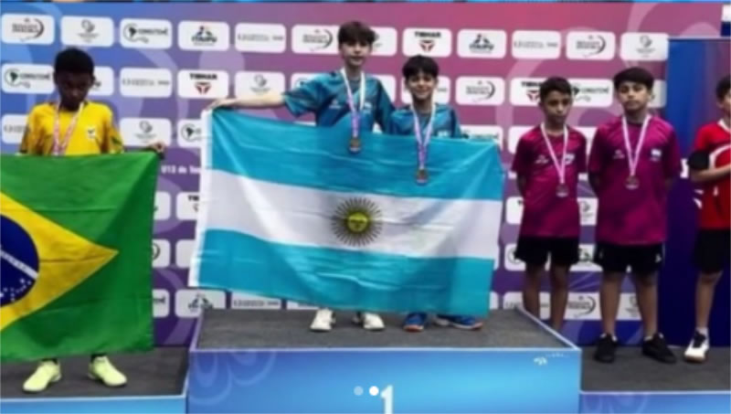Argentina tierra de campeones: Se lleva el oro en el ping pong después de ganarle a Brasil en la final