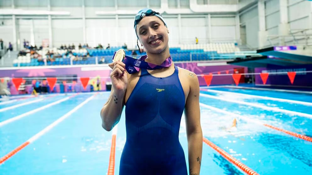 Agostina Hein brilló en los Juegos Suramericanos de la Juventud: ganó su quinto oro y rompió otro récord