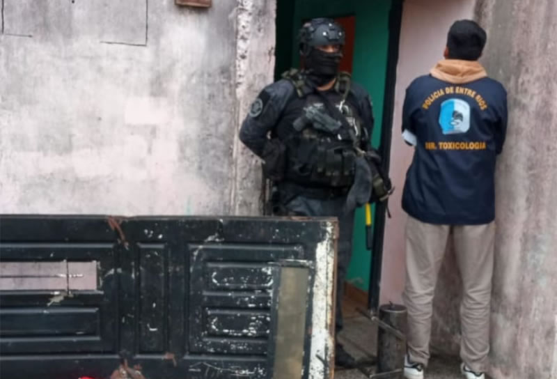 Allanamiento por drogas: Secuestran cocaína y detienen a dos personas