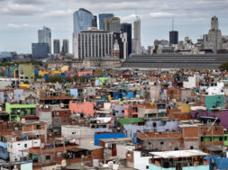 Barrio Padre Mugica ex villa 31 en retiro vista Foto Rodrigo Abd / AP