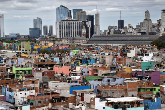 Barrio Padre Mugica ex villa 31 en retiro vista Foto Rodrigo Abd / AP