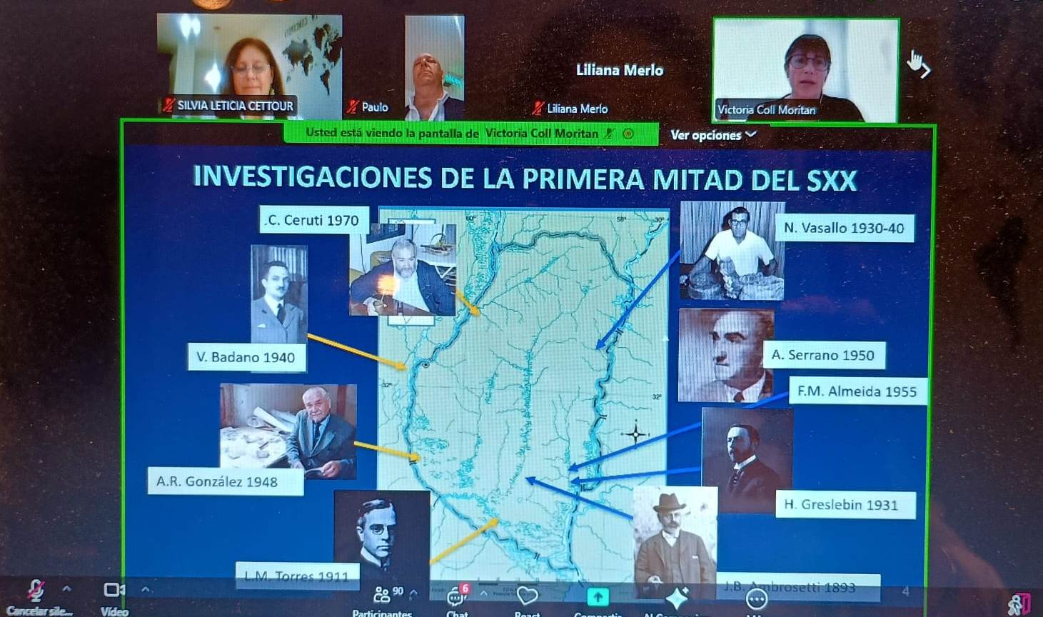 Se desarrolló una conferencia sobre arqueología regional y uso de nuevas tecnologías