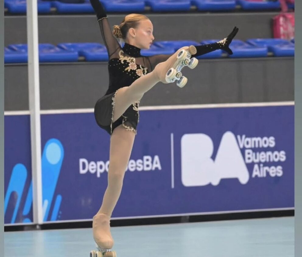 La patinadora argentina que se consagró campeona del mundo con 10 años: “Me siento super feliz”