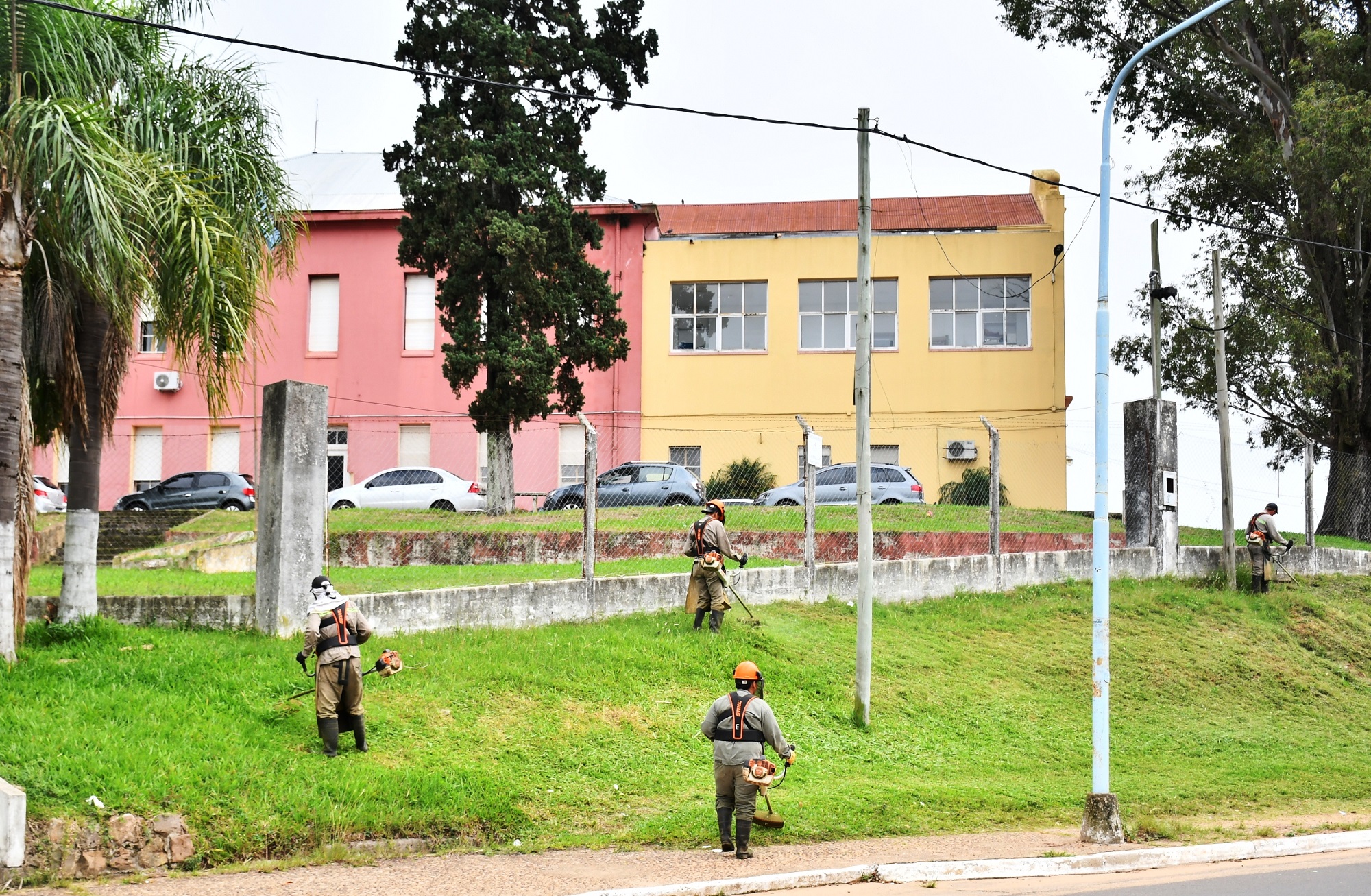 Servicios Públicos realiza tareas de limpieza y mantenimiento en el barrio José Hernández