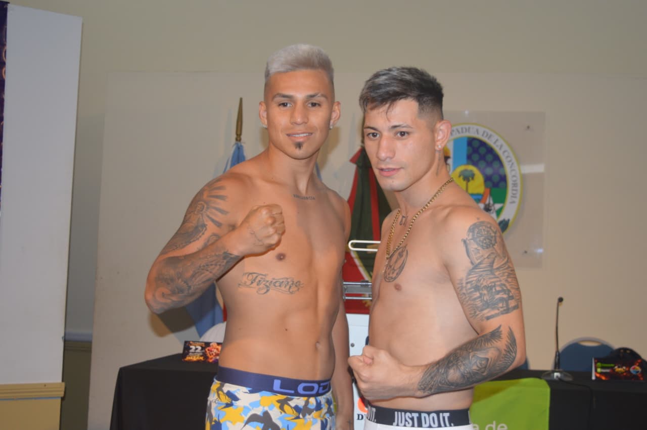 Todo listo: Bazan y Cos dieron el peso y se preparan para un gran combate en el Gigante Verde