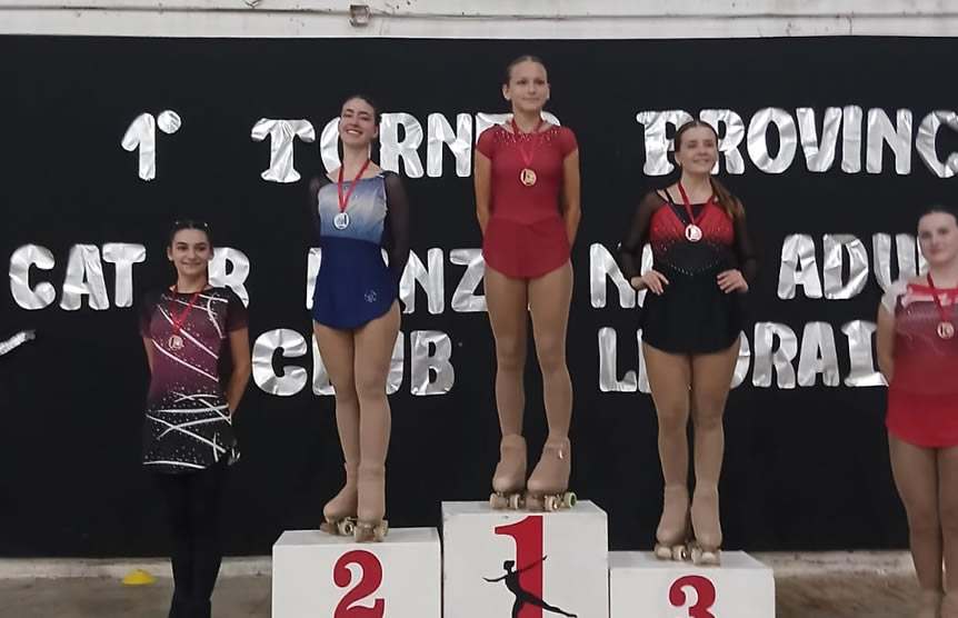 Ferro comenzó el año con protagonismo en el patín artístico y ya se enfoca en el Nacional de Posadas