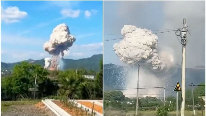 Explotó una fábrica de pirotecnia en China y dejó al menos 37 muertos