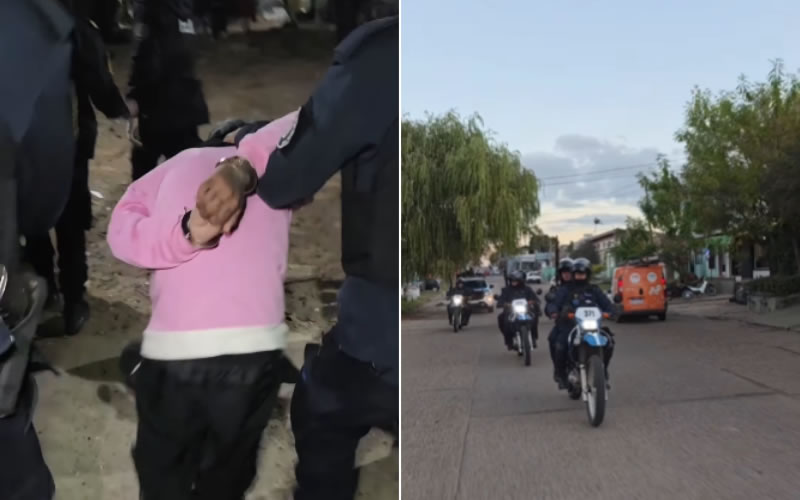 A raíz de un enfrentamiento entre dos grupos de jóvenes, la policía allanó varias viviendas y secuestró droga