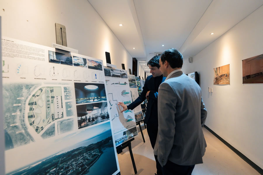 Santa Ana presentó el anteproyecto de su futuro parque termal en Casa de Gobierno