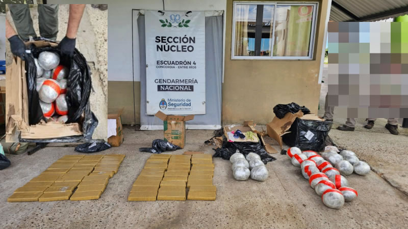 Procesaron con prisión preventiva a dos personas por enviar más de 100 kilos de marihuana por encomienda