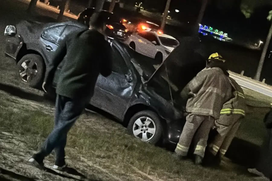 Motociclista sufrió amputación de la pierna en impactante choque