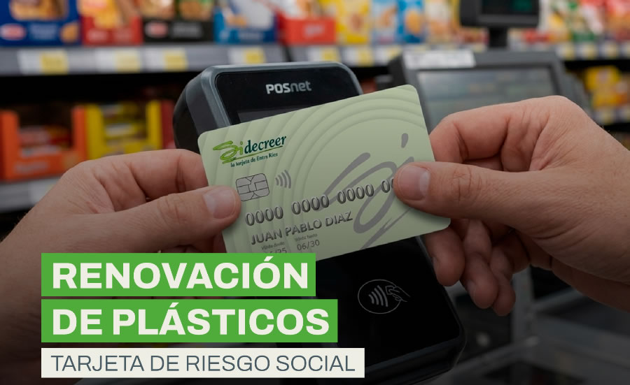 Comienza el operativo de renovación de las Tarjetas de Riesgo Social en Entre Ríos