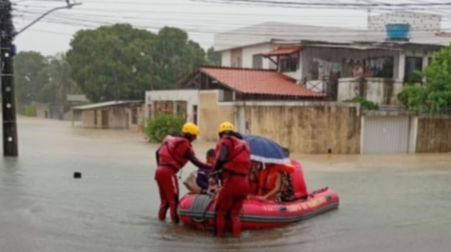 Trágico temporal en Brasil: al menos seis muertos y miles de evacuados