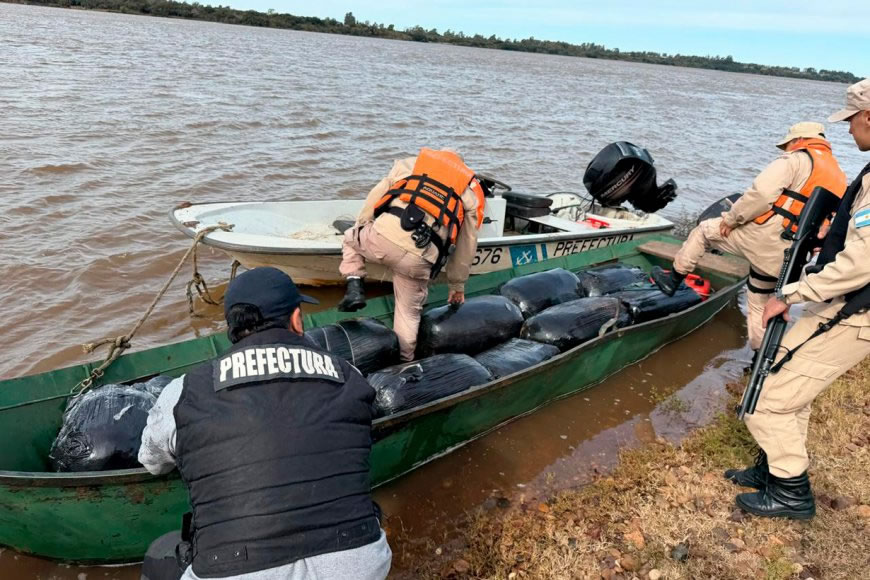 Intentaban cruzar mercadería valuada en más de $18 millones a Uruguay y fueron descubiertos