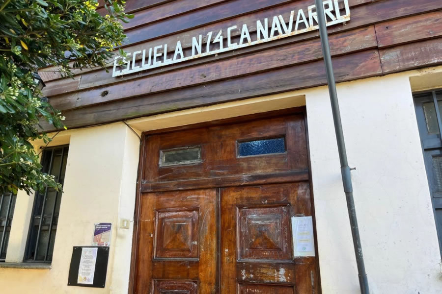Convocan a una jornada solidaria para restaurar la escuela N° 14 «Cnel. Antonio Navarro»