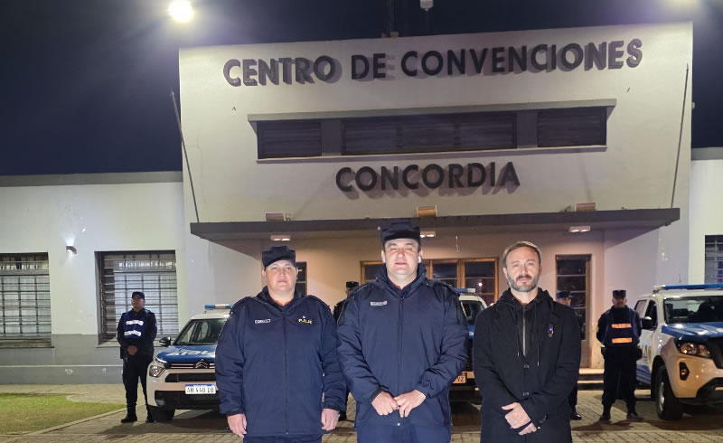 Concordia se sumó al lanzamiento de la “Operación Blindaje Provincial” con un amplio despliegue policial