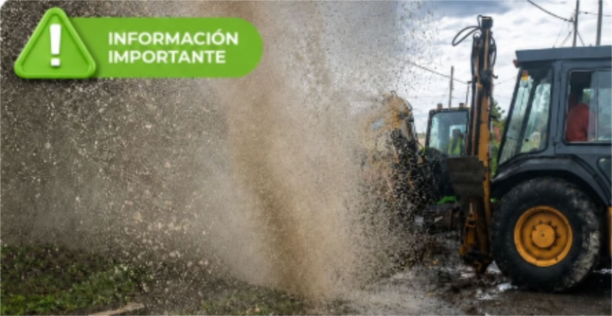 Rotura de un caño maestro obligó a frenar la planta potabilizadora en Concordia