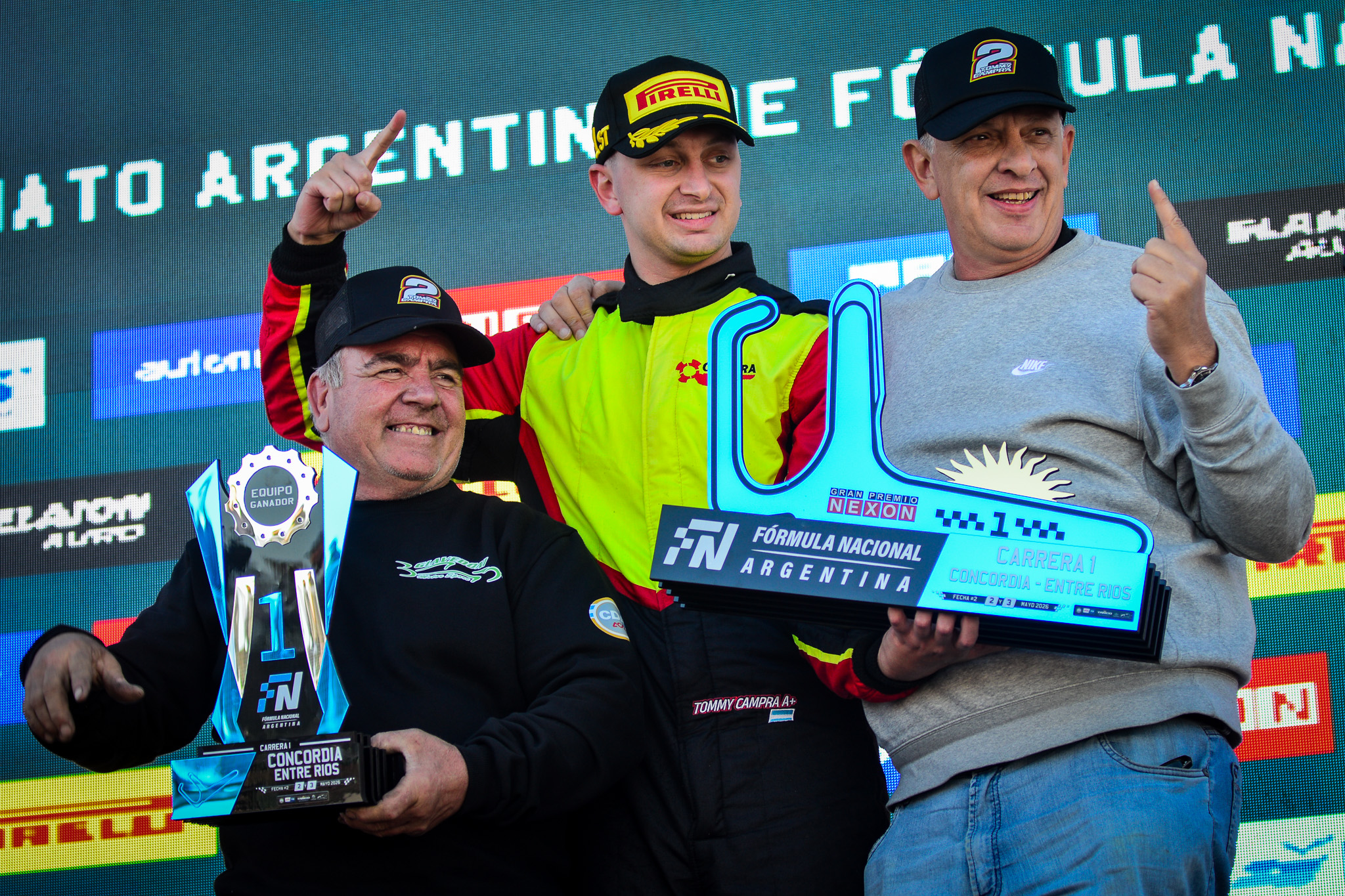 Concordia fue el centro del automovilismo nacional con grandes carreras en el TC2000, Top Race, Formula Nacional y Fiat Competizione