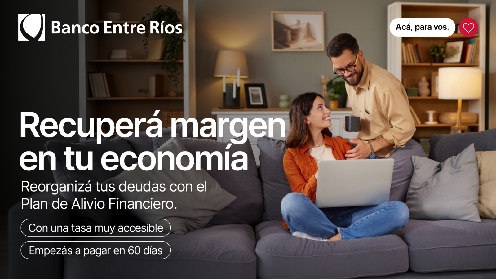 Programa de alivio financiero: Banco Entre Ríos ofrece hasta 60 cuotas, tasas preferenciales y 2 meses de gracia para refinanciar deudas de empleados públicos, privados y jubilados