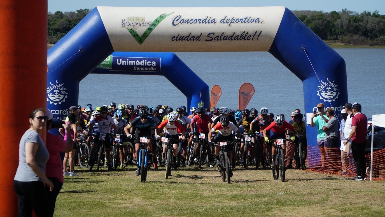 El Campeonato Concordiense de Mountain Bike pone segunda en Puerto Yeruá