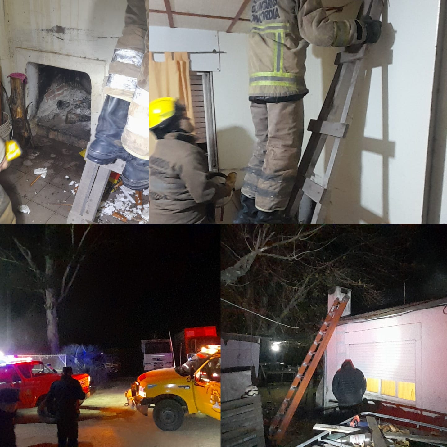 Un principio de incendio en un aserradero de Villa Adela movilizó a bomberos durante la madrugada