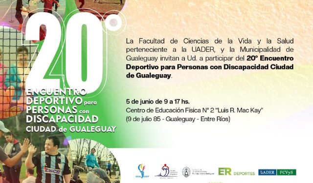 Diputados declaró de Interés un encuentro de deporte adaptado en Gualeguay