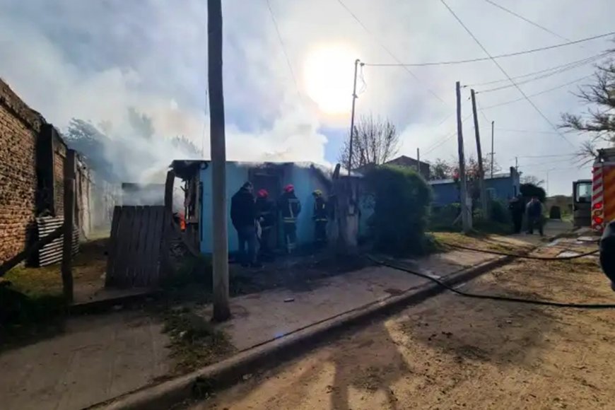 Tragedia en Gualeguay: una mujer de 84 años murió en el incendio de su vivienda