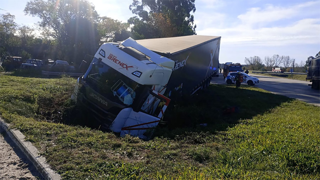 Tragedia en la Autovía 14: falleció un niño de dos años tras ser atropellado por un camión