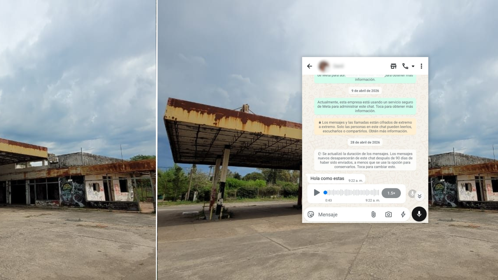 Solicitud de vecino N°103: preocupación en barrio Golf por el estado de una estación de servicio abandonada