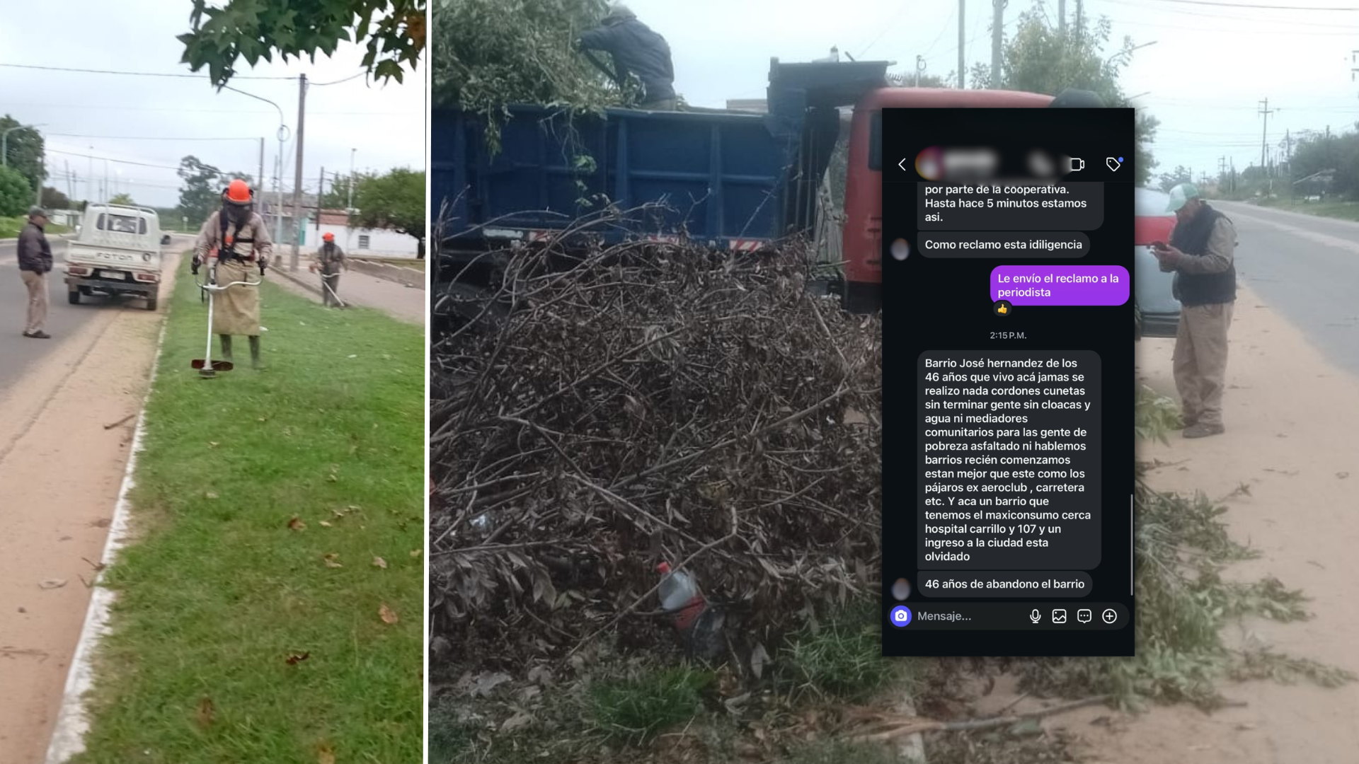 Solicitud de vecino N° 101:  Reclaman obras y mejoras pendientes en el barrio José Hernández