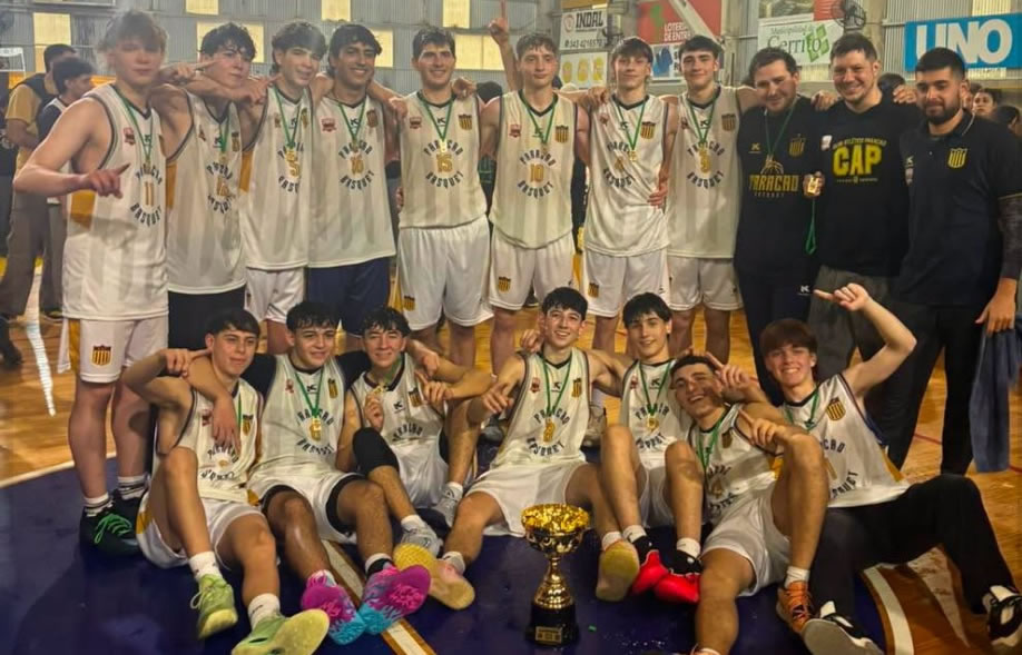 Club Atlético Paracao de Paraná se consagró campeón de la Liga Provincial Masculina de la categoría Juveniles