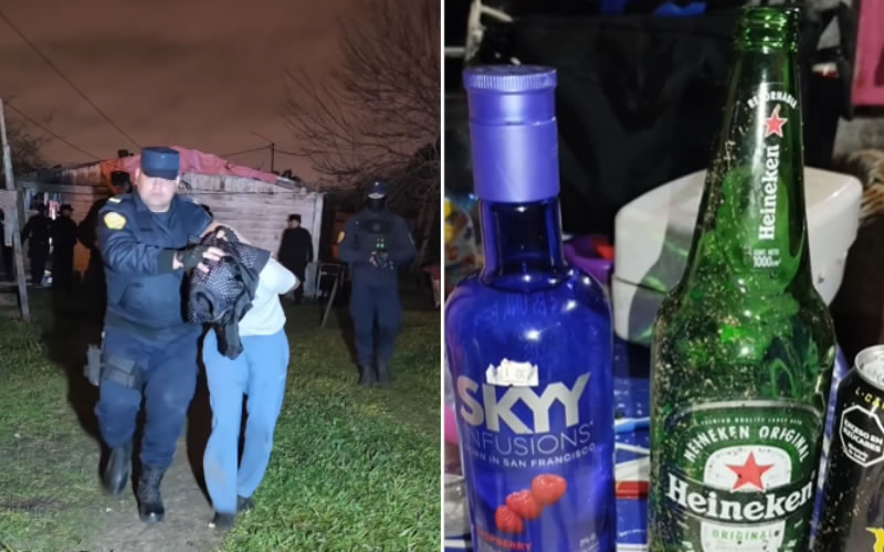 Detuvieron a dos adolescentes sindicados de asaltar un drugstore y robar bebidas alcohólicas