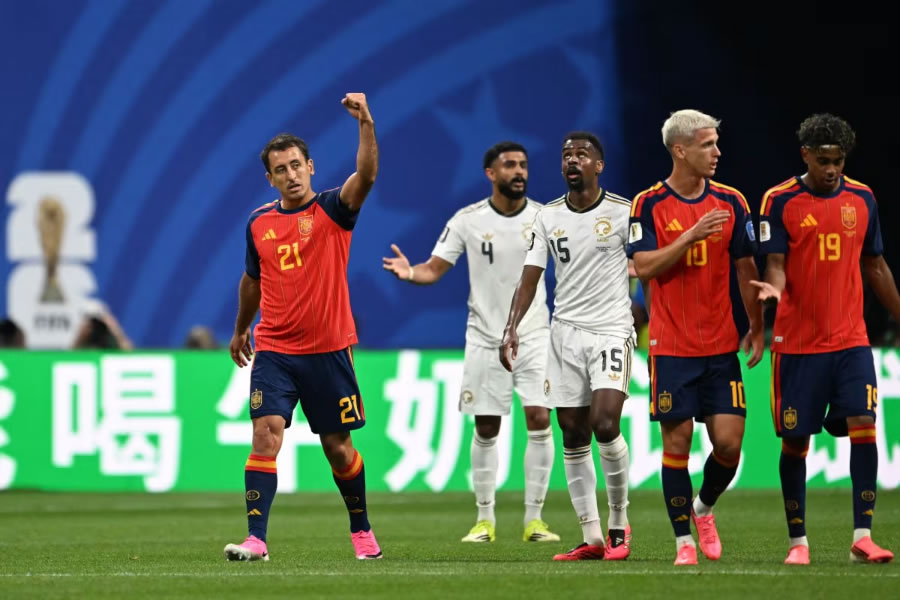 España se impuso 4 a 0 sobre Arabia Saudita por la Grupo H y respira en el Mundial 2026