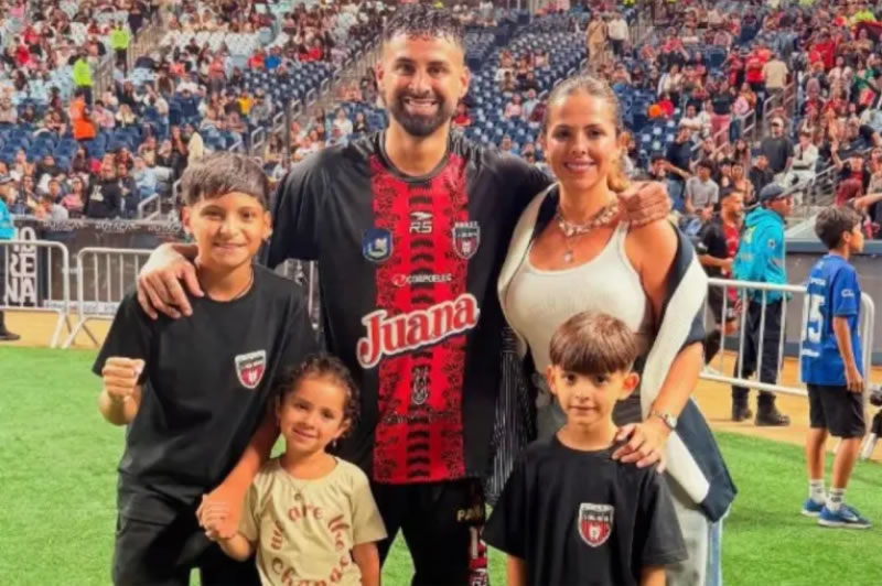 Hallaron sin vida a la esposa y a los hijos del futbolista argentino tras los terremotos en Venezuela