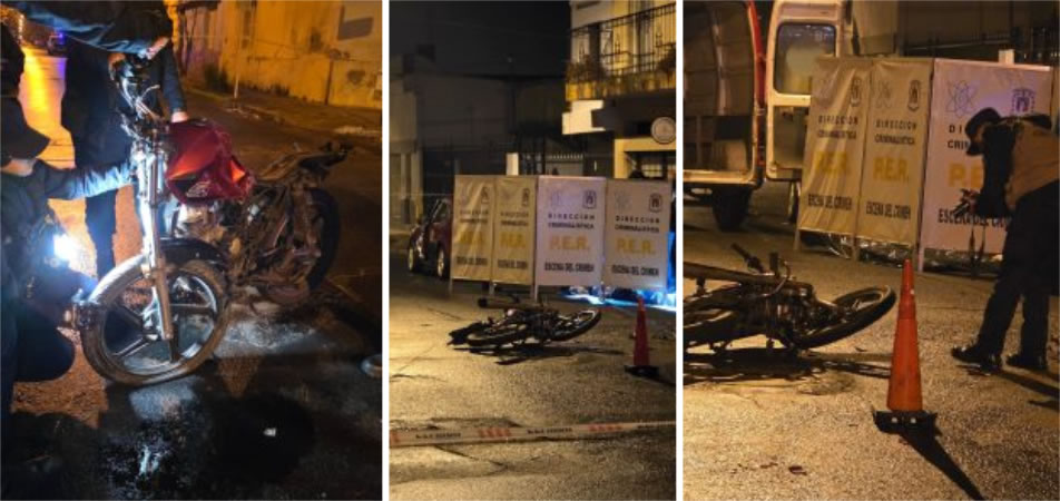 Murió un motociclista de 20 años en un choque: Su acompañante sufrió graves lesiones y el automovilista dio positivo en alcoholemia