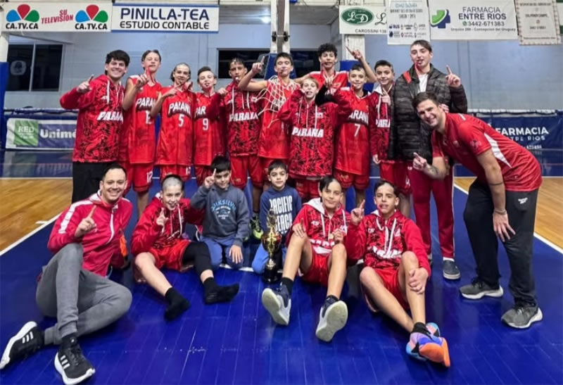 Paraná campeón del Entrerriano de Infantiles