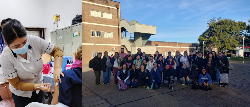 Campaña de Vacunación para las comunidades Educativas en el Departamento Concordia