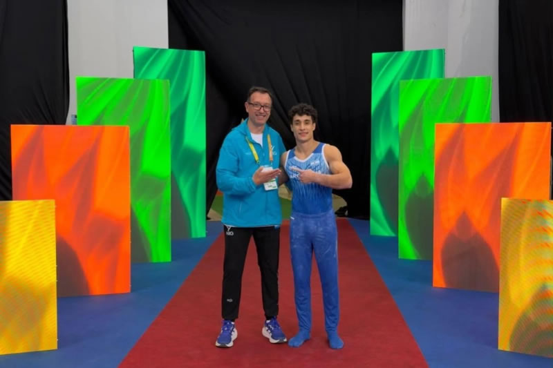 Santiago Mayol consiguió la clasificación al Mundial de Gimnasia