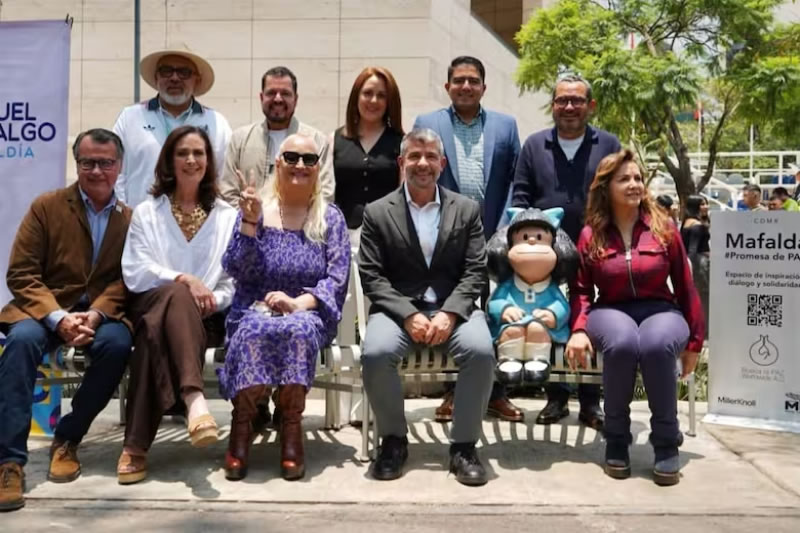 Mafalda asume como embajadora de la paz en Ciudad de México