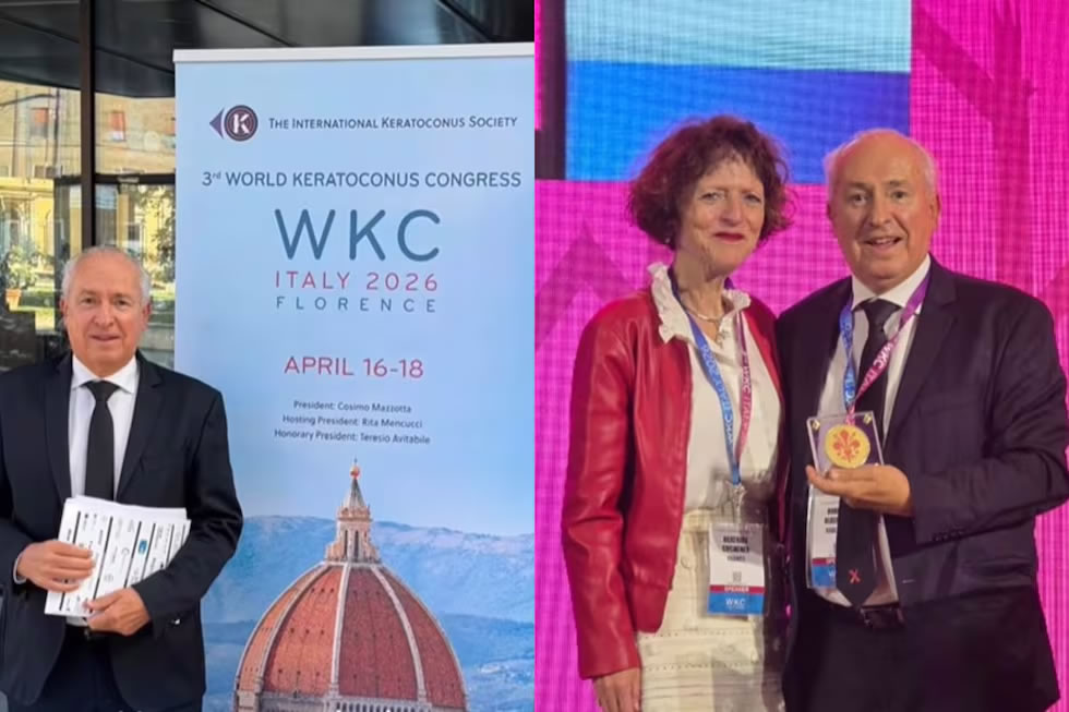 Un médico argentino recibió un premio internacional por una técnica para tratar el queratocono