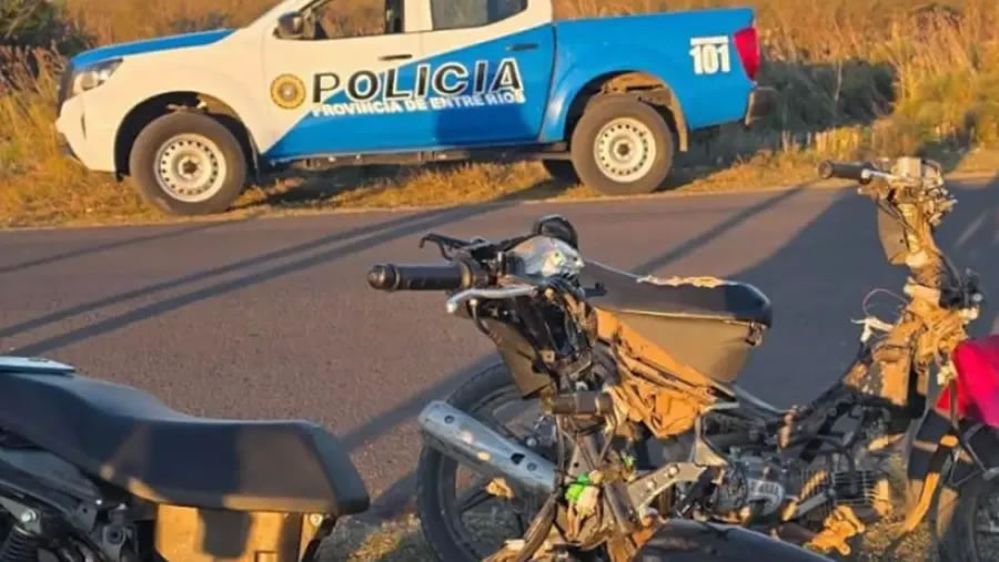Desbaratan otro “Domingrau” con motos robadas en la ciudad entrerriana donde casi muere una joven