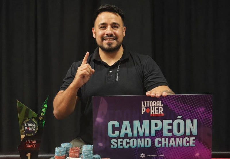 Ruben “Nito” Vittori se consagró campeón en el Litoral Poker Series
