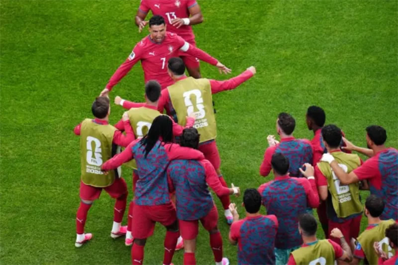 Cristiano Ronaldo es el primer futbolista en hacer goles en seis Mundiales