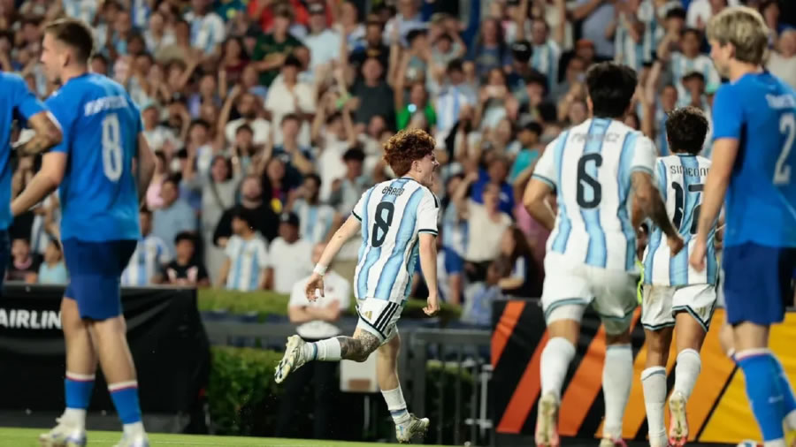 La Selección argentina le ganó 3-0 a Islandia en su último amistoso antes del Mundial